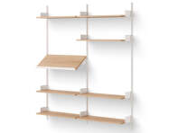 Living Shelf, oak/white
