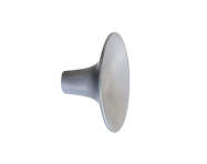 HiHat Knob Medio set of 2, brushed steel