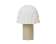 Frill Portable Lamp, cashmere/white