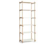 Woody Shelving System Column High, almond white
