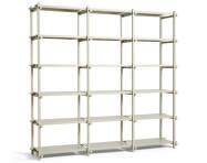 Woody Shelving System High, smokey grey