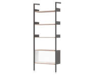 Rombe IF3 Full Bay Cabinet, anthracite/lacquered walnut