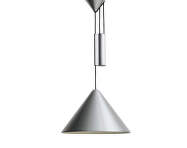 Compass Adjustable Pendant 430, brushed aluminium