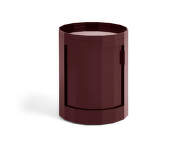 Facet Cabinet Low, burgundy