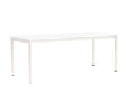 Annex Flush Table 200x80, cream white/white laminate
