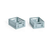 Colour Crate Mini, set of 2, dusty blue