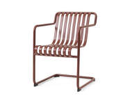 Palissade Cantilever Dining Armchair, iron red