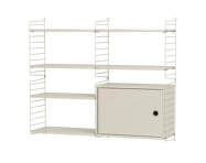 String Living Room R Shelving Set, beige