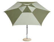 Terrazza Parasol Hexagon, green and dark green