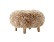 Little Petra ATD1 Pouf, oak/sheepskin Honey