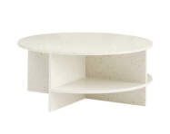 Halves Coffee Table, off-white Terrazzo