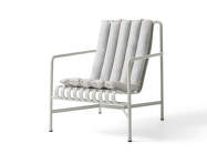 Palissade Lounge Chair High Soft Quilted Cushion, sky grey