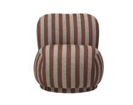 Rico Piccolo Lounge Chair Swivel Louisiana, sand/chocolate