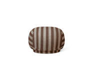 Rico Pouf Louisiana, sand/chocolate