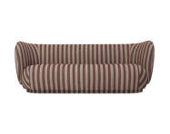 Rico Sofa 3 Louisiana, sand/chocolate
