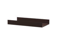 String Metal Shelf High Edge 58 x 30, dark brown