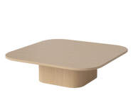 Eida Coffee Table 100x100 H28, white pigmented oiled oak