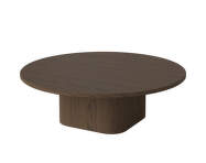 Eida Coffee Table Ø90 H28, dark oiled oak