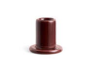 Tube Candleholder Small, chestnut brown