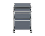 USM Haller M63 Mobile Pedestal, mid-grey