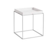 Tray Table 40x40, white / silicone coated steel
