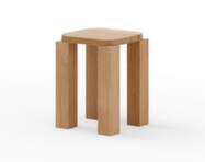 Atlas Stool, natural oak