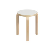 Artek Stool 60, birch/white