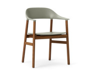 Herit Armchair Smoked Oak, dusty green