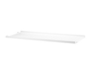 String Metal Shelf Low Edge 78 x 30, white
