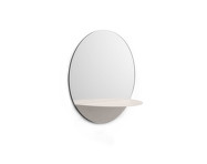 Horizon Mirror Round, white