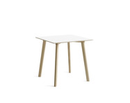 CPH Deux 210 Table L75, pearl white/beech