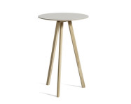 Copenhague CPH 20 Table Ø70, oak/off white linoleum