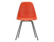 Eames Plastic Side Chair DSX, poppy red