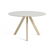 Copenhague CPH 20 Table Ø120, oak/off white linoleum