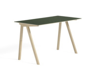 Copenhague CPH 90 Table, water-based lacquered oak/green linoleum