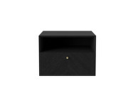 Luxe Drawer - 1 Drawer Wall Small, black stained oak