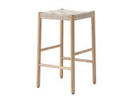 Betty TK8 Bar Stool, oak/natural webbing