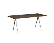 Pyramid Table 02 190x85 Beige Steel, smoked oak