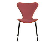 Series 7 Chair Front Upholstered, black/paradise orange