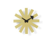 Asterisk Clock, brass