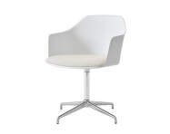 Rely HW39 Armchair, chrome/white/Karakorum 001