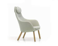 HAL Lounge Chair, pale blue/chartreuse