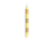 Stripe Candle, beige/yellow