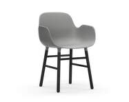 Form Armchair Black, grey