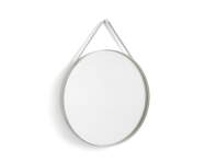 Strap Mirror 70cm, light grey