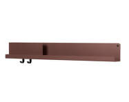 Folded Shelf L, deep red