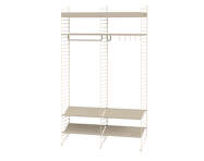 String Hallway K Shelving Set, beige