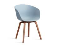 AAC 22 Chair Walnut Veneer, slate blue