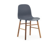 Form Chair Walnut, blue