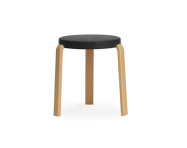 Tap Stool, oak/black